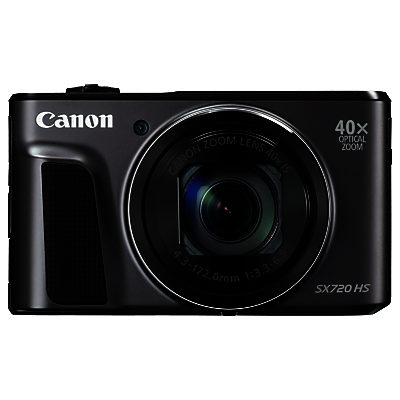 Canon PowerShot SX720 HS Digital Camera, HD 1080p, 20.3MP, 40x Optical Zoom, Wi-Fi, NFC, 3 Screen Black Canon PowerShot SX720 HS Digital Camera, HD 1080p, 20.3MP, 40x Optical Zoom, Wi-Fi, NFC, 3 Screen Black